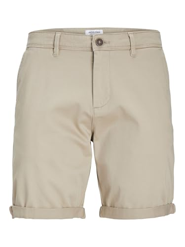 JACK & JONES Mens Jpstbowie Jjshorts Solid Sn Chino, Beige, L UK - Image 2