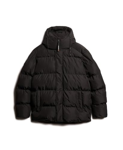 Superdry Five Baffle Hooded Sports Puffer Winter Jacket Men - XL