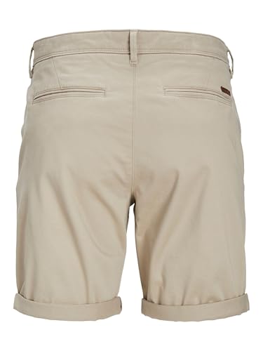 JACK & JONES Mens Jpstbowie Jjshorts Solid Sn Chino, Beige, L UK - Image 5