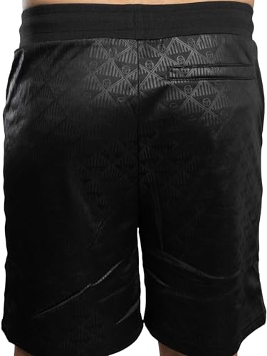 Sergio Tacchini Men's Nero Mono SweatShorts, Black, M
