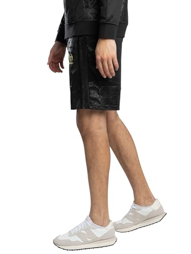 Sergio Tacchini Men's Nero Mono SweatShorts, Black, M - Image 3