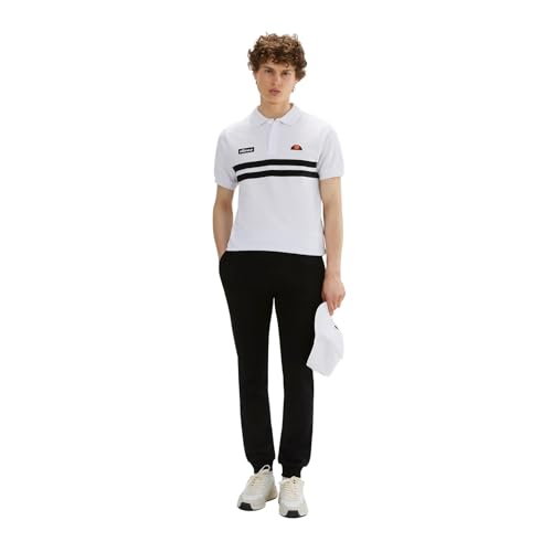 Ellesse Muccia Men's Polo Shirt, white / black, M