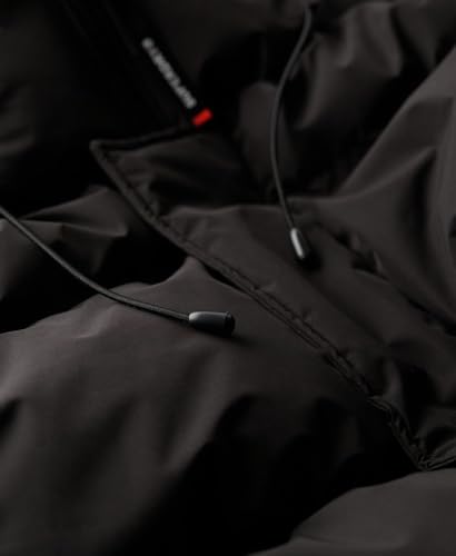 Superdry Five Baffle Hooded Sports Puffer Winter Jacket Men - XL - Image 6