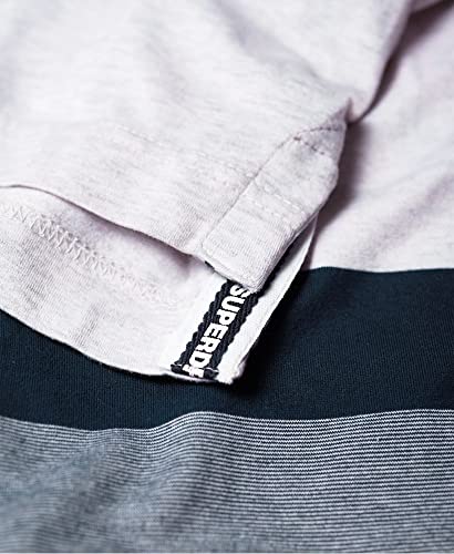 Superdry - Miami Feeder Polo, Rich Red/Rich Navy - Image 9