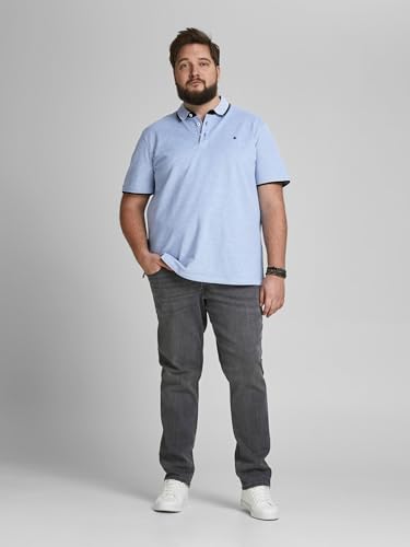 Jack & Jones Men's Jjepaulos Polo Ss Noos Polo Shirt, Bright Cobalt, XL