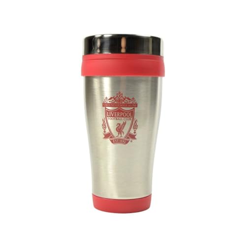 Team Direct Executive Handleless Metallic Travel Mug (Liverpool FC)
