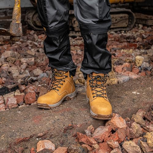 DEWALT Cranson Steel Toe Cap, Nubuck Leather, Lightweight, Safety Work Boot, Honey, UK9 - Image 3