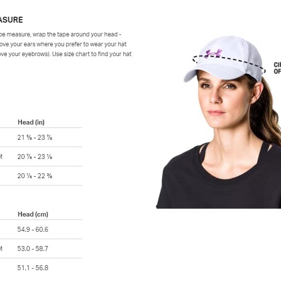 Under Armour Women's Play Up Wrapback Cap, Black/Black/Jet Gray (001), One Size Fits Most