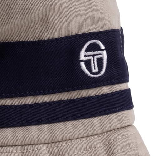 Sergio Tacchini | Newsford 5011 Retro Stripe Bucket Hat Beige - Image 3
