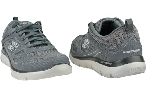 Skechers Men's Summits South Rim Trainer, Charcoal, 12 UK