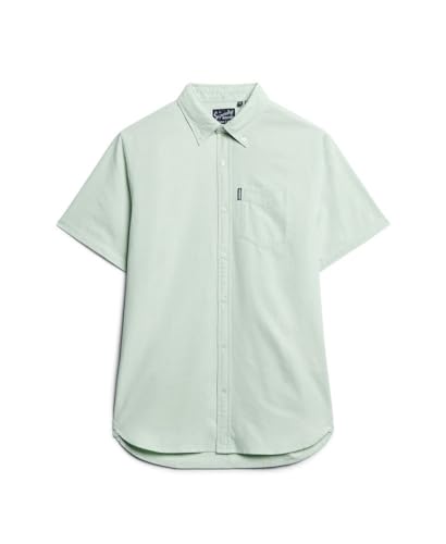 Superdry Vintage Oxford Short Sleeve Shirt 3XL Green
