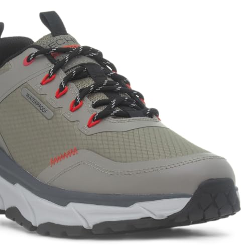 Skechers D'Lux Journey Slate Peak Men's Outdoor Shoes 45 EU Waterproof Relaxed Fit Air-Cooled Memory Foam Vegan Hiking Shoes - Image 7