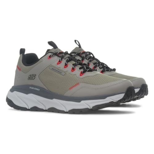 Skechers D'Lux Journey Slate Peak Men's Outdoor Shoes 45 EU Waterproof Relaxed Fit Air-Cooled Memory Foam Vegan Hiking Shoes - Image 8