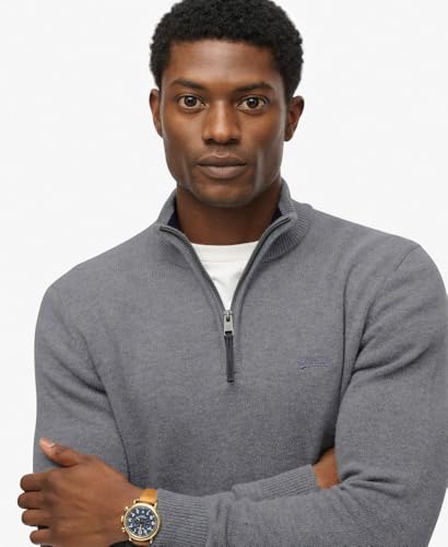 Superdry Wool Blend Half Zip Sweater Men - Image 5