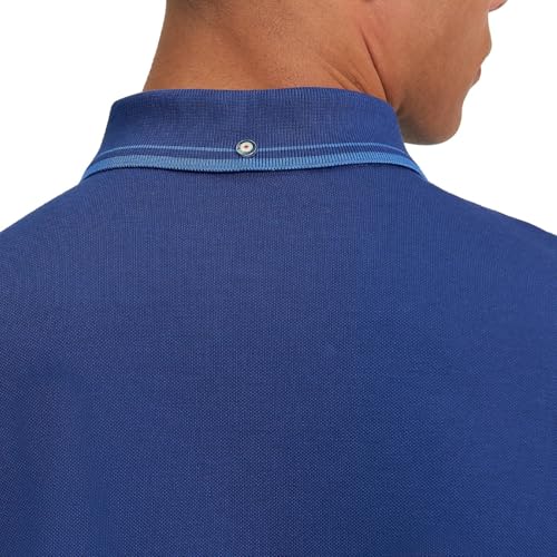 Ben Sherman Men's Signature Pique Polo T-Shirt, 100% Organic Cotton, Regular Fit (Persian Blue) L - Image 5