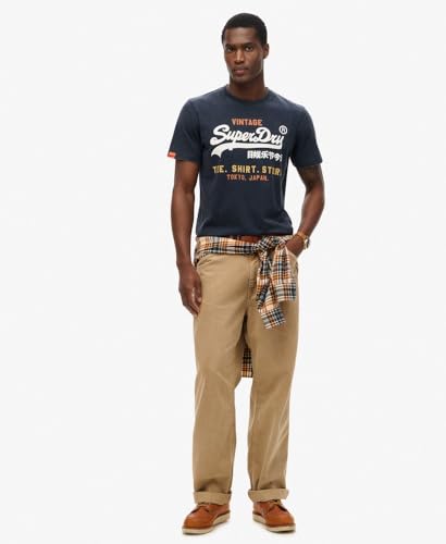 Superdry Vl Cali Relaxed Short Sleeve T-Shirt XL Blue - Image 3