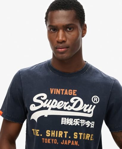 Superdry Vl Cali Relaxed Short Sleeve T-Shirt XL Blue - Image 4