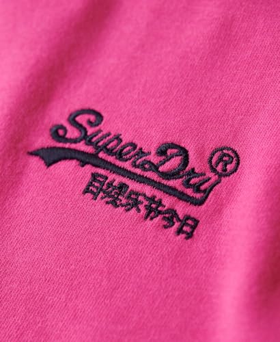 Superdry, T-Shirt Essential Logo EMB Tee, M1011245A, Echo Pink, L, Man, Adulto