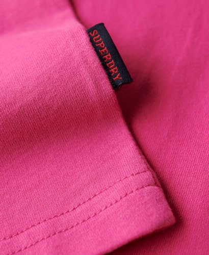 Superdry, T-Shirt Essential Logo EMB Tee, M1011245A, Echo Pink, L, Man, Adulto - Image 7