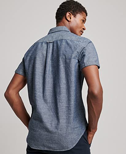 Superdry Men's Short Sleeve Shirt Sweatshirt, Raw, 3XL - Image 3