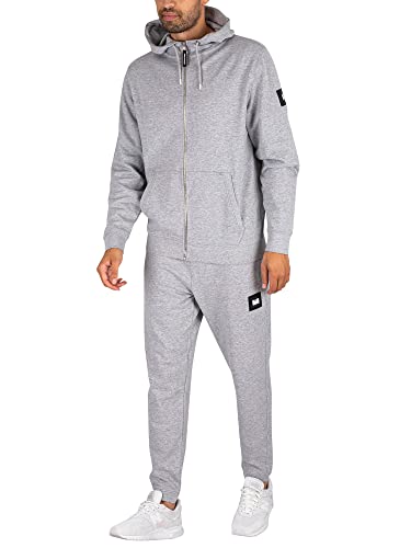 Weekend Offender Men's New York Zip Hood Tracksuit, Grey, M - Image 2