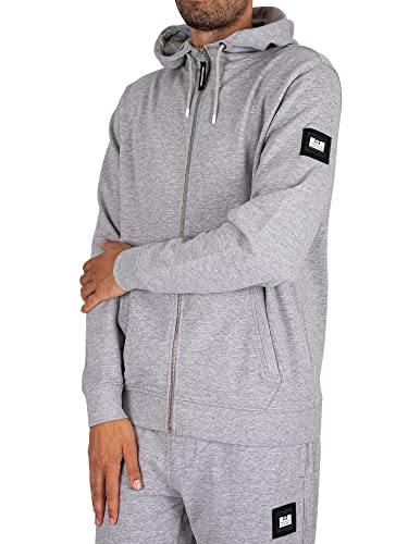 Weekend Offender Men's New York Zip Hood Tracksuit, Grey, M - Image 3