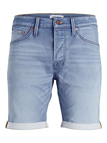JACK & JONES Male Denim Shorts Rick Icon GE 625 Indigo Knit, Blue Denim, XL - Image 2
