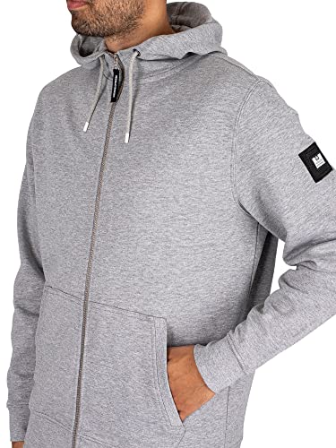 Weekend Offender Men's New York Zip Hood Tracksuit, Grey, M - Image 7