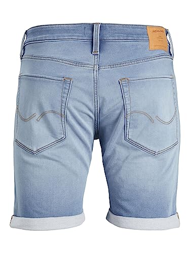 JACK & JONES Male Denim Shorts Rick Icon GE 625 Indigo Knit, Blue Denim, XL - Image 4