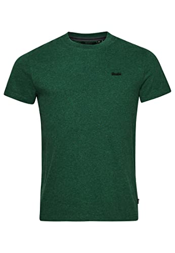 Superdry Men's Plain T-Shirt, Heritage Pine Green Marl, 3XL - Image 2