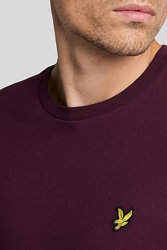Lyle & Scott SS T-Shirts Plain T-Shirt Z562 Burgundy, M
