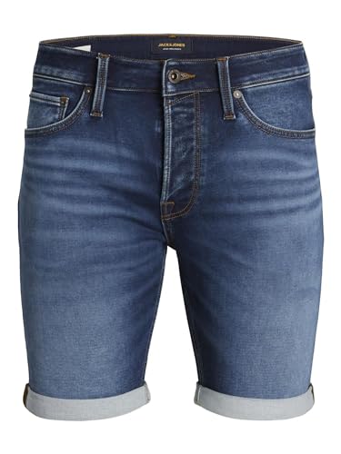 JACK & JONES Men's Jjirick Jjicon Shorts Ge 704 I.k Sn, Blue Denim, L - Image 2