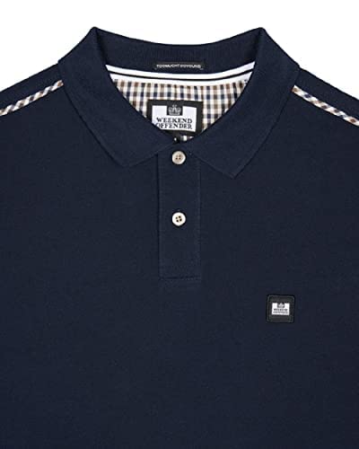Weekend Offender Men's Sakai SS Polo SS23 Navy (as8, Alpha, m, Regular, Regular) - Image 4
