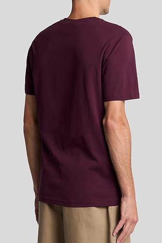 Lyle & Scott SS T-Shirts Plain T-Shirt Z562 Burgundy, M - Image 5