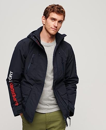 Superdry Windcheater Jacket for Men, Eclipse Navy Blue, XXL