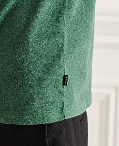 Superdry Men's Plain T-Shirt, Heritage Pine Green Marl, 3XL - Image 8