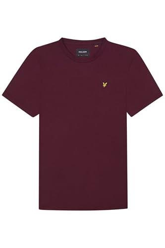 Lyle & Scott SS T-Shirts Plain T-Shirt Z562 Burgundy, M - Image 7