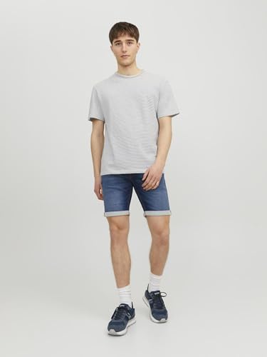 JACK & JONES Men's Jjirick Jjicon Shorts Ge 704 I.k Sn, Blue Denim, L - Image 6