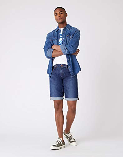 Wrangler Men's SS Americana TEE Jeans, White (White 989), L