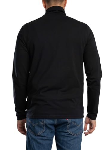 Sergio Tacchini Men's Edwards Roll Neck Jumper, Black, XL - Image 4