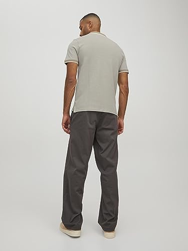 Jack & Jones Men's Jjepaulos Polo Ss Noos Polo Shirt, Crockery / Detail: Slim Fit, M - Image 4