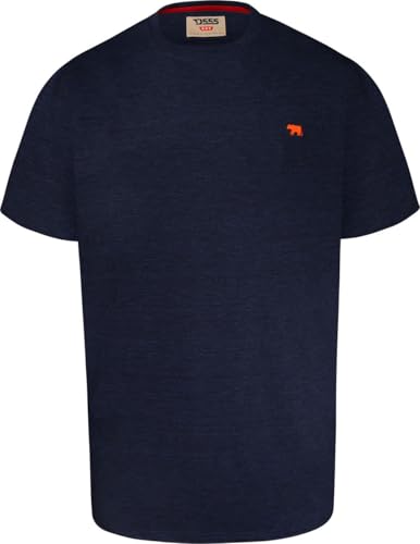 Duke Mens Orston 2 Reno Fabric Crew Neck SS T-Shirt - Blue - 3XL