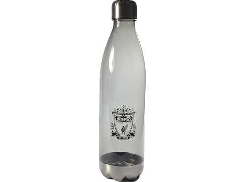 Hy-Pro Officially Licensed Arsenal F.C. 1L Water Bottle � PETG Plastic, Reusable, 1 Litre, Smokey Design, Lightweight, Leakproof, Great Football Gift Idea, BPA Free
