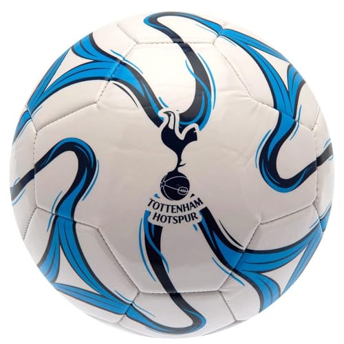 Hy-Pro Officially Licensed Tottenham Hotspur Cosmos Football | Spurs, 26 Panel, Size 5, White, Training, Match, Merchandise, Collectible For Kids and Adults