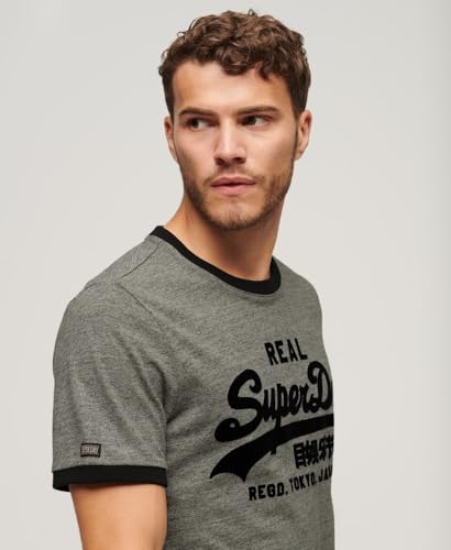Superdry Tonal Vintage Logo Short Sleeve Round Neck T-shirt 2XL - Image 3