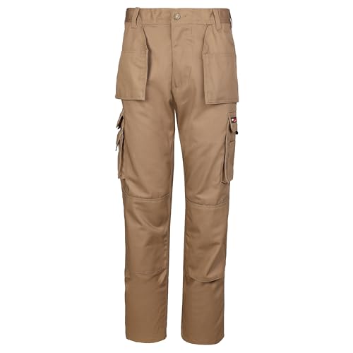 TuffStuff - Pro Work Trousers, 42" Waist, Regular 30" Length - Heavy-Duty Tradesman Trousers with Knee Pad Pockets - Tuck-Away Holster Pockets with YKK Zip & Triple-Stitched Seams - Functional Design - Image 2