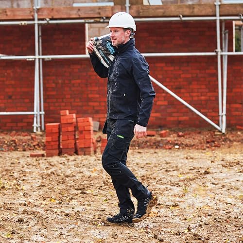 Apache Sudbury Mens Work Trousers | Black UK Size 34W 31L | Lightweight Stretch Comfort Slim Fit | Rip-Stop Fabric | Cargo and Holster Pockets - Image 6