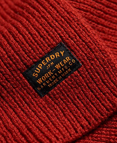 Superdry Men's Radar Scarf, Americana Red, One Size