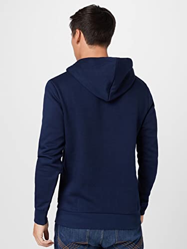 Jack & Jones Men's Jjelogo 2 Col 22/23 Noos Hooded Sweatshirt, Navy Blazer, M UK - Image 5