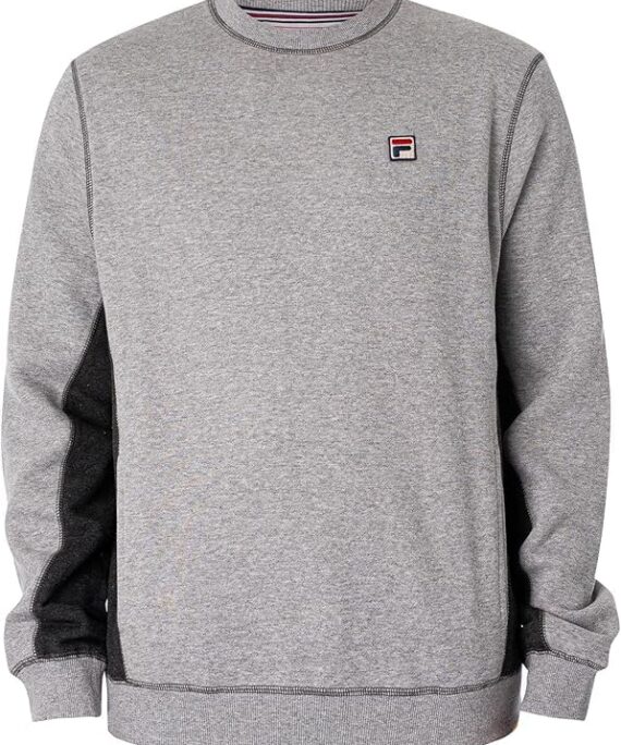 Fila Men's Webber Sweatshirt, Grey, 3XL